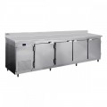 Balcão De Serviço 2,9M Ar Forçado Inox Com Encosto 4 Portas - Frilux - 220V