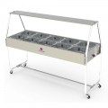 Buffet Térmico 10 Cubas Progás Tampas de Vidro PRB-10GN