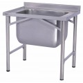 TANQUE 100% INOX 304 TB 2" 1 CUBA (0,70x0,50x0,50m) 0,90x0,70m - BENFATI