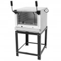 FORNO A GÁS LASTRO ROMA 80 INT GALV/EXT INOX - VENANCIO