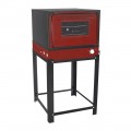 FORNO BRAVO VERMELHO MANIP PRETO COM PÉ - VENANCIO