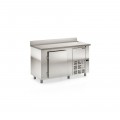 BALCÃO REFRIGERADO DE ENCOSTO - 1500mm- REVESTIMENTO EXTERNO AI 430 e TAMPO AI 304 - GBFE-150 AI