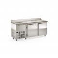 BALCÃO REFRIGERADO DE ENCOSTO - 2000mm- REVESTIMENTO EXTERNO AI 430 e TAMPO AI 304 -GBFE-200 CE AI