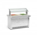 MESA REFRIGERADA VITRA -1388mm- SEM CUBAS- GBRF-140 BR