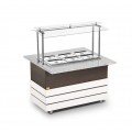 Buffet Módulo Refrigerado MDR 1600 4 Recipientes - REFRIMATE